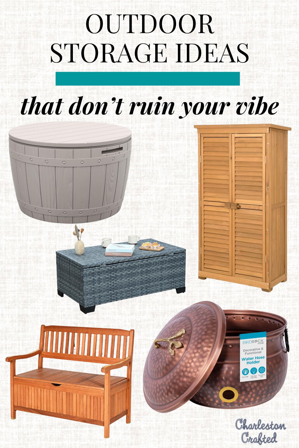 Outdoor Storage Ideas That Don’t Ruin Your Vibe