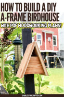 DIY A-Frame Birdhouse