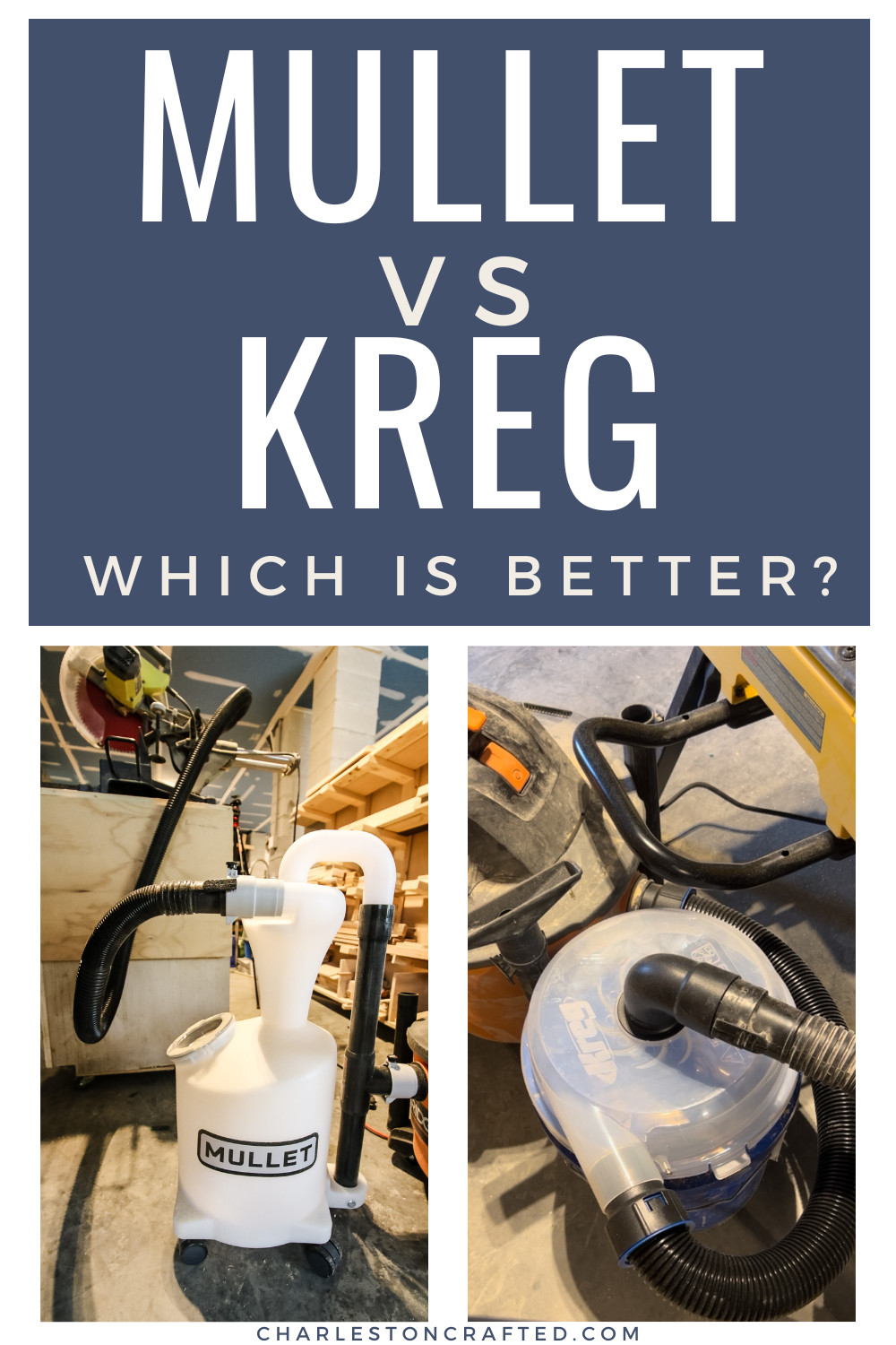 Mullet vs Kreg Dust Separators - Charleston Crafted