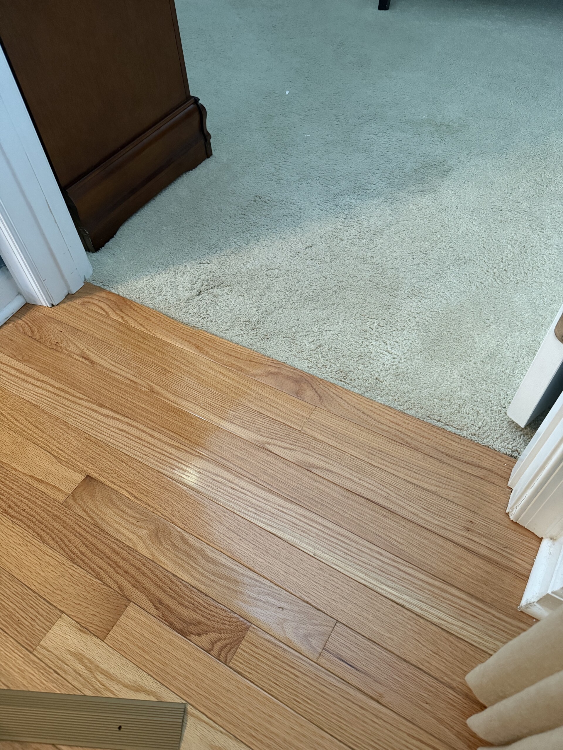 Floor without transition piece
