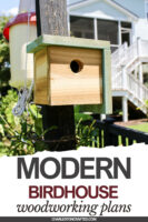 DIY modern bird house