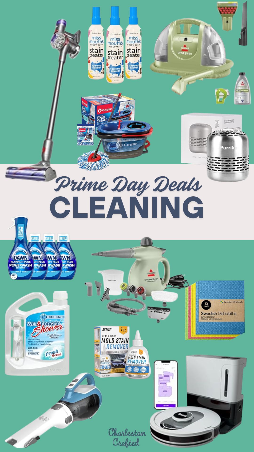 Prime Day Deals - Cleaning Tools CharlestonCrafted