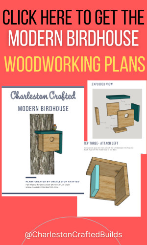modern birdhouse woodworking plans