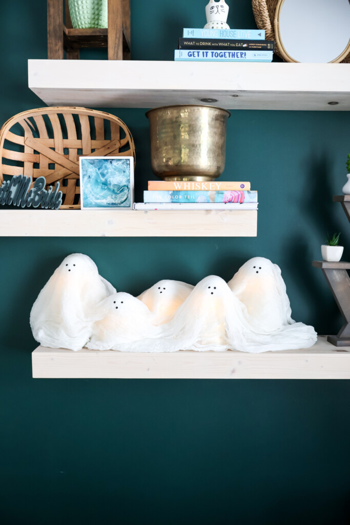 candle ghost centerpiece