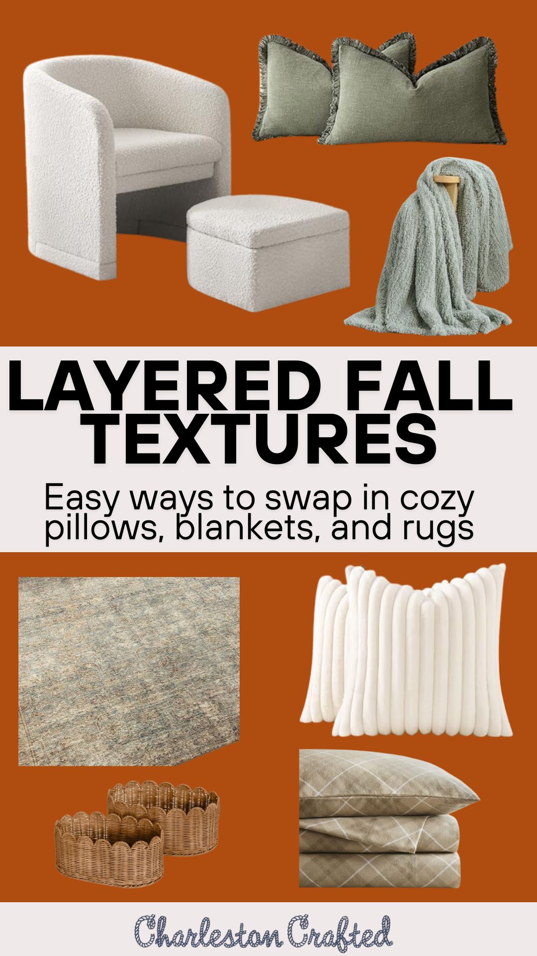 Layer in Warmth with Textiles and Texture