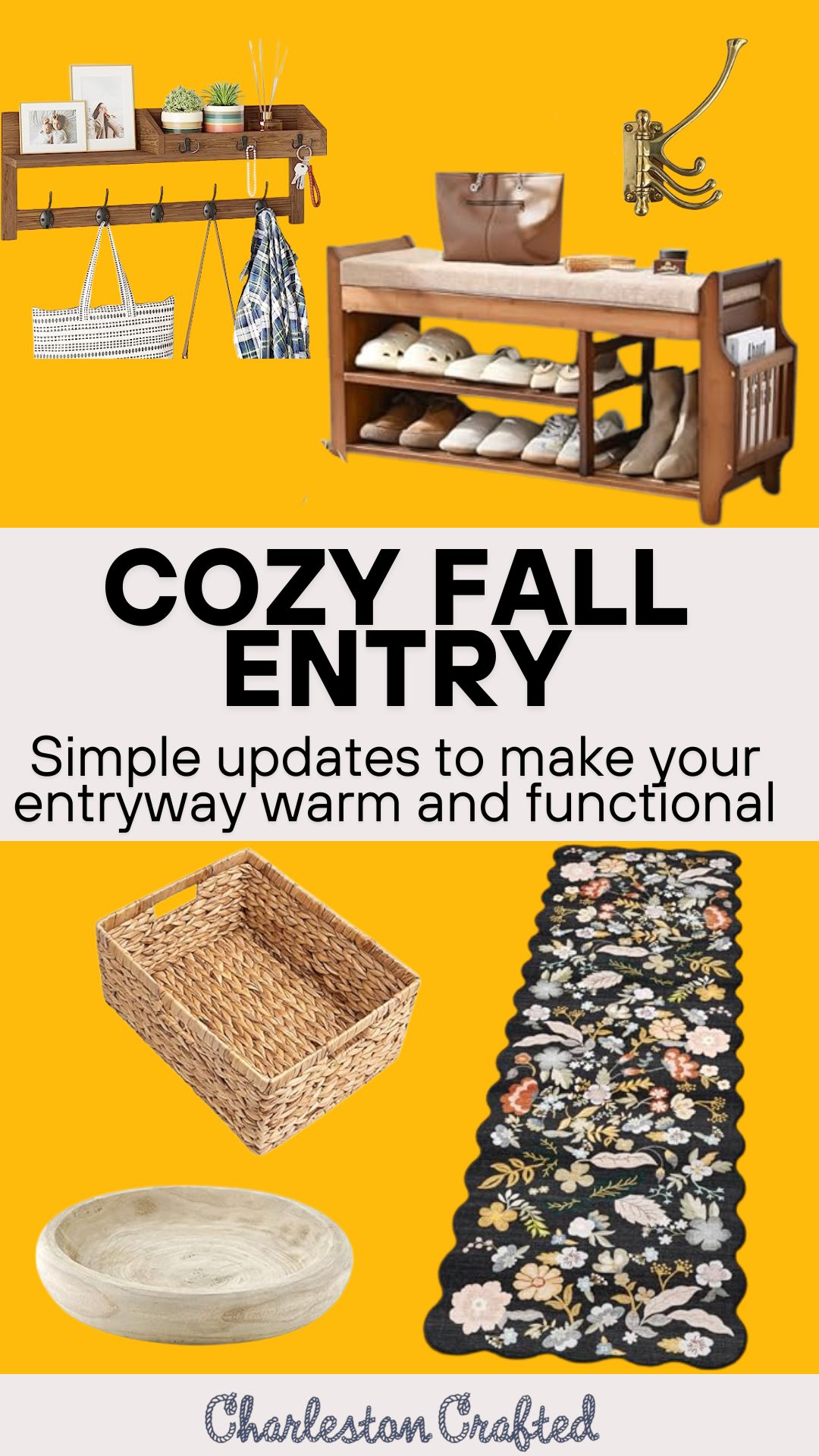 Create a Cozy, Organized Entryway