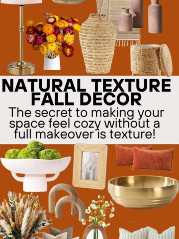 Natural Texture Fall Decor