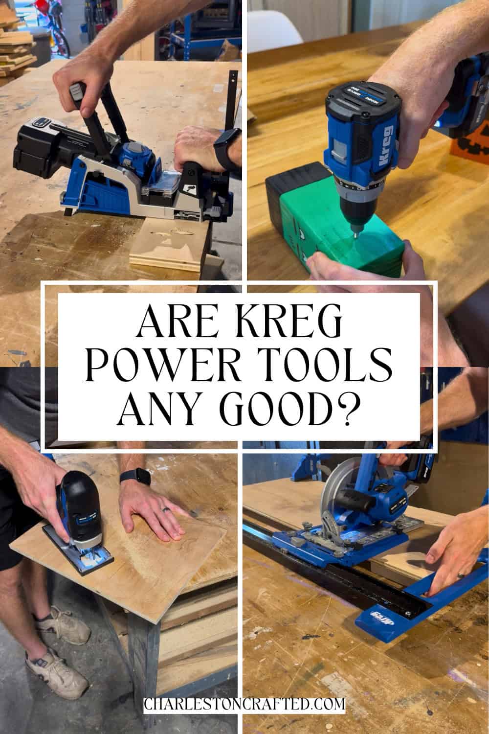 Kreg Ionic Drive Power Tools Review - Charleston Crafted