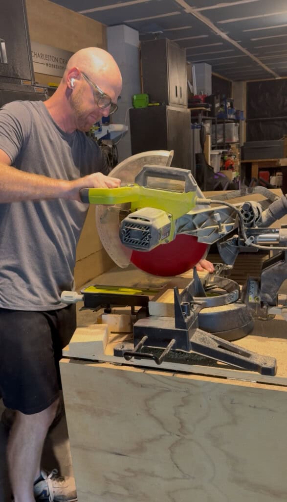 Cutting 2x4s