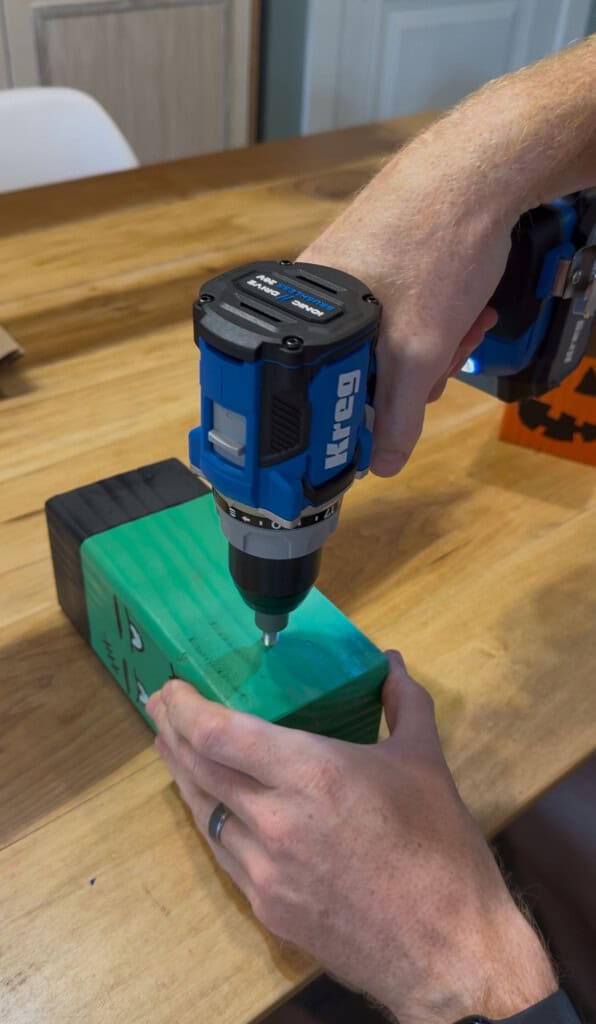 Kreg impact driver in use