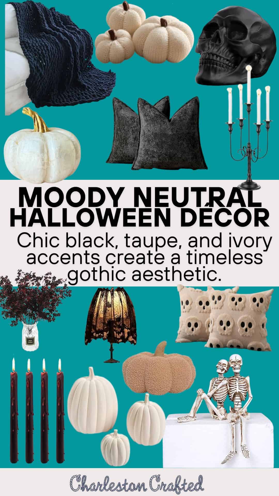 Stylish Halloween Color Schemes Moody Neutral