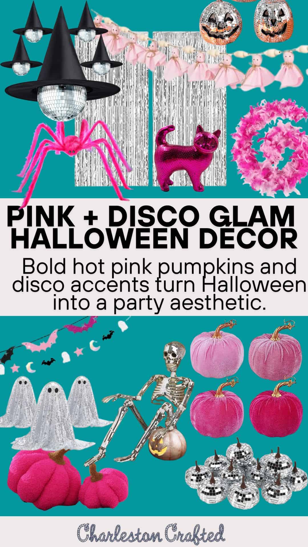 Stylish Halloween Color Schemes Pink and Disco