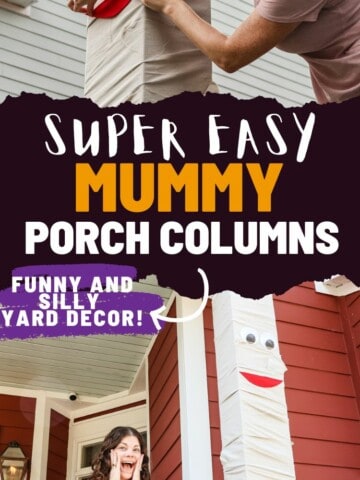 halloween mummy columns